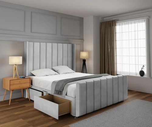 Wing panel upholstered winged - panel,