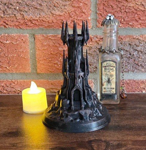 Evil wizard tower ornament - wizard,