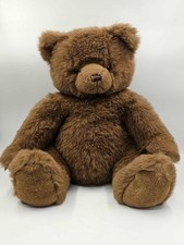 Russ Brown Teddy Bear Plush Stuffed Animal - 40cm Sitting.