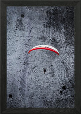 Paramotor Grungy Framed Wall