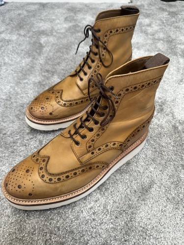 Grenson fred brogue boots mens - grenson,