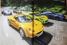 CC 2015 extracted mag article: LOTUS ELISE S1, EXIGE, 340R, ELISE S2 & 2-ELEVEN
