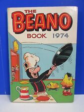 original VINTAGE BEANO ANNUAL BOOK 1974 comic GOOD CONDITION unclipped