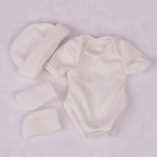 Baby Doll Outfit Romper for 10-11inch Reborn Baby Dolls Preemie Girl/Boy Clothes
