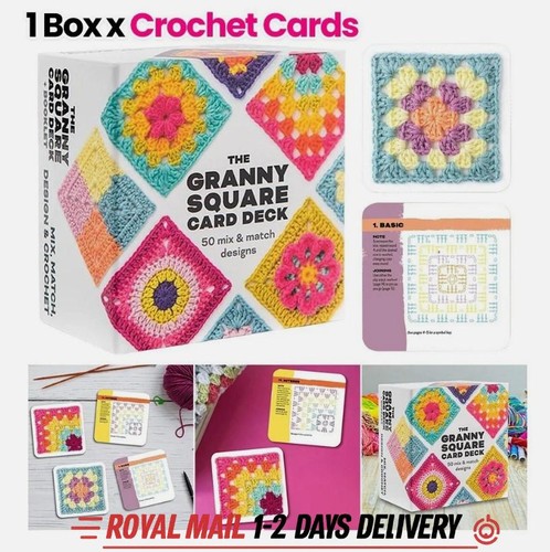 The granny square card - the,