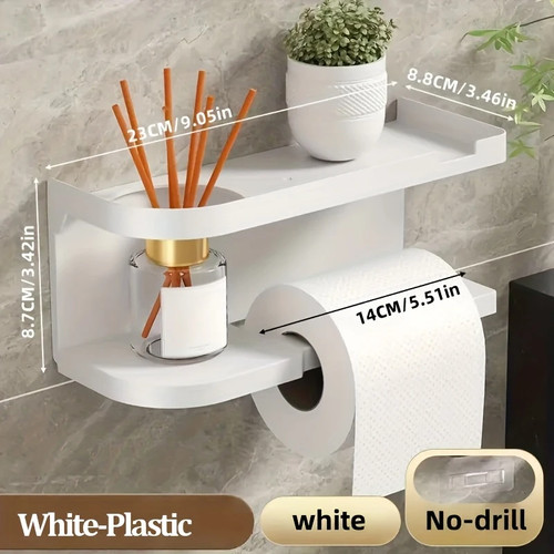 Self adhesive toilet - toilet, paper