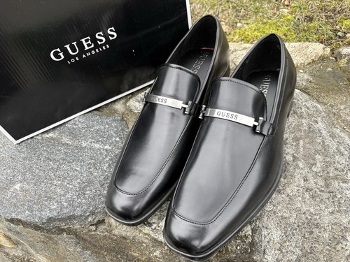 New guess black slip - new, slip-on