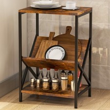 Rustic Brown V-Shaped Side