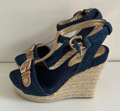 Guess wedge sandals size - guess,