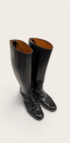 Vintage black leather - vintage,