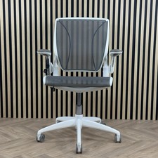 Humanscale: Diffrient World Task Chair White Grey - 72 Hour Shipping -