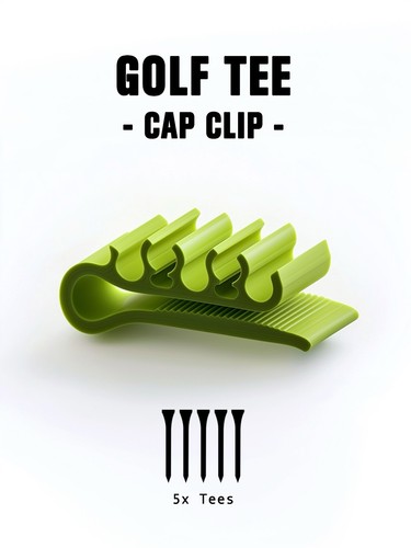 Hat clip golf tee - hat,