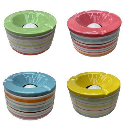 Ash tray with removable lid