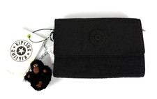 Kipling 'Pixi' Medium Purse/Wallet - Black Tonal - New With Tags