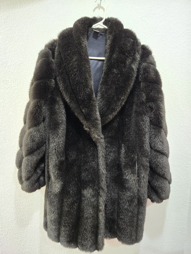 Vintage 1960 black - vintage, fur