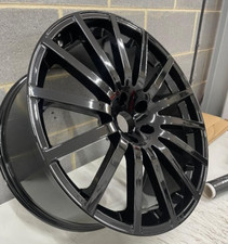 22"gloss black alloy wheels