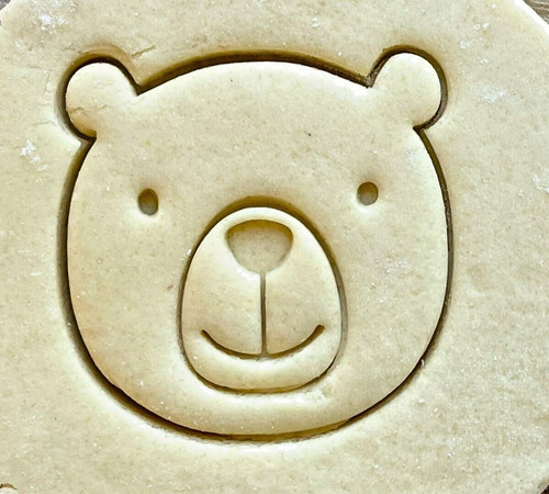 Teddy bear cookie cutter - teddy,