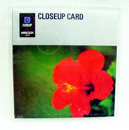 Minolta closeup card dynax - card, |