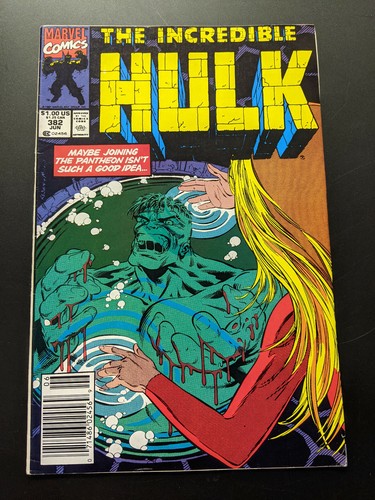 Incredible hulk 382 marvel - hulk, #382