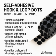 Self Adhesive Hook & Loop Dots