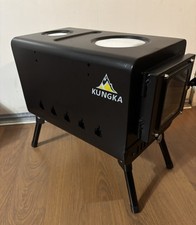 Black Wood Burning Tent Stove