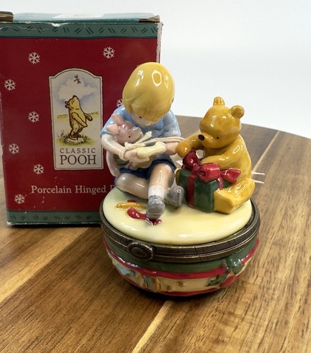 Phb porcelain hinged - porcelain, trinket