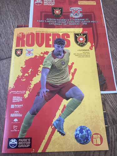 2025 albion rovers - 2025/26:, v
