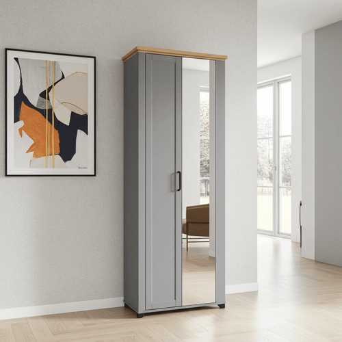 Kingston grey and oak slim - oak,