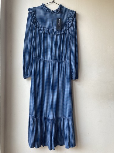 New look gingham blue - new,