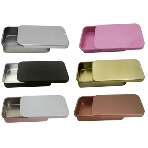 Metal rectangular empty - rectangular, hinged