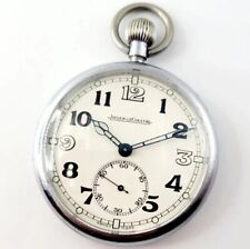 WW2 RAF "JAEGER LECOULTRE" WORKING 6E/50 POCKET WATCH JLC BRITISH ARMY MILITARY 