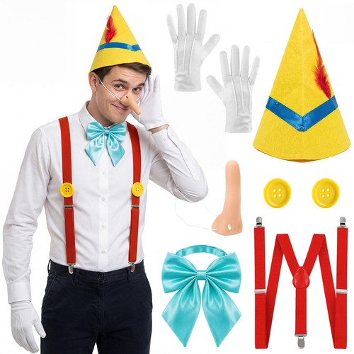 7pcs pinocchio costume set - 7pcs,