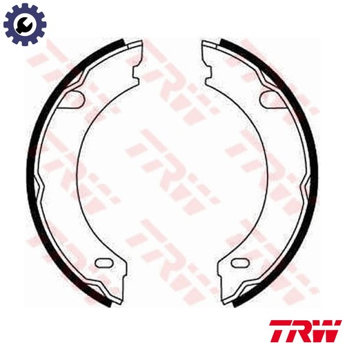 Brake shoe set parking - shoe,