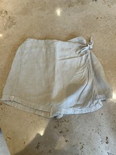 Zara Girls Cream Linen Skort 10 Years