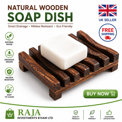 Zaprix bamboo soap dish - soap,