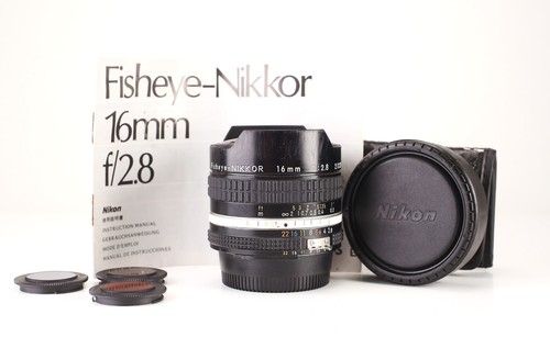Nikon 16mm fisheye - f2.8, nikkor