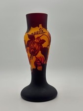Gallé style multi-layer glass