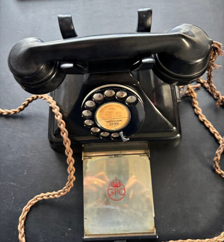 Bakelite gpo pyramid telephone - pyramid,