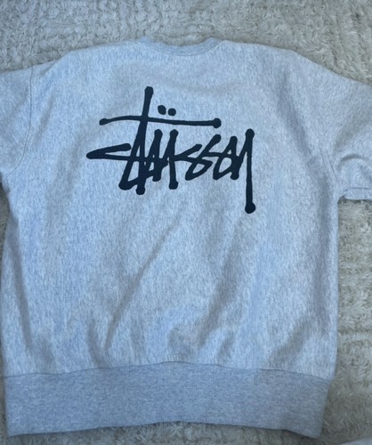 Stussy grey crewneck - grey,