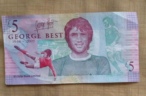 George best pound note - 5,