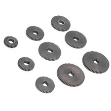 9Pcs Metal Gear Lathe Cutting