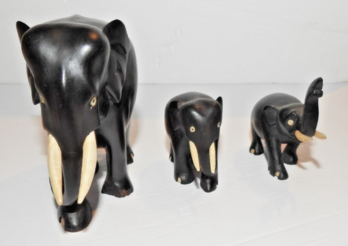 Hand carved ebony wood - ebony,