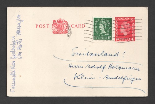 Qeii postal stationery - 2.5d,