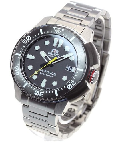 Orient force black dial - m-force,