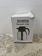 Olympia Vacuum Jug 1.5L Stainless Steel Mug Cup Creamer Pitcher - New Features