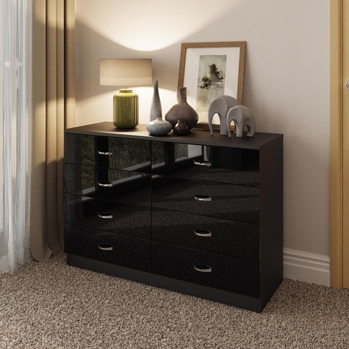 Black high gloss - black,