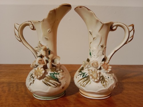 Pair vintage capodimonte - of,