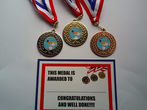 Swimming medals 50mm - medals,