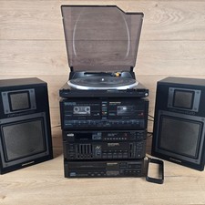 Marantz RX-273AVL Hifi Stack Turntable Cassette CD Speakers Working See Video