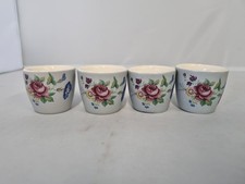 4 Egg Cups with Floral